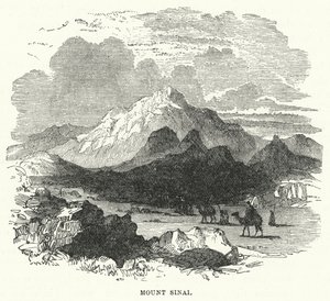 Berg Sinaï (gravure) door English School