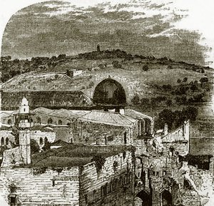Olijfberg vanuit Jeruzalem door English School