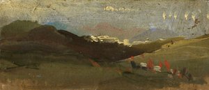 Berglandschap door English School