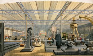 Bewegende Machines, Grote Tentoonstelling, 1851 door English School