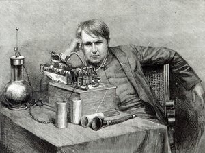 De nieuwe fonograaf van Mr. Edison door English School