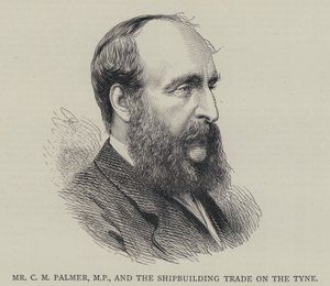 Mr C M Palmer, MP, en de Scheepsbouwindustrie aan de Tyne door English School