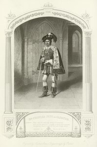 Meneer Charles Pitt als Gloster, Hendrik VI, Deel III door English School