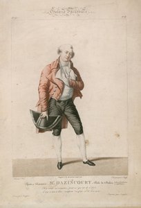 Mr Dazincourt in de rol van Dubois in het Theatre Francais
