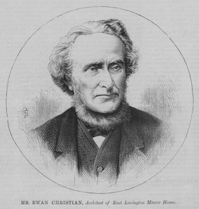 Mr Ewan Christian, Architect van East Lavington Manor House (gravure)