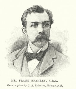 Frank Bramley, ARA (gravure) door English School