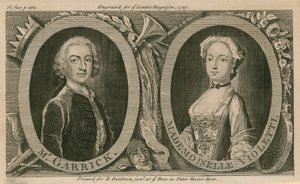 De heer Garrick en Mademoiselle Violetti (Eva Marie Veigel) door English School