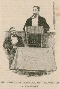 Mr. George Du Maurier, van Punch, als een spreker door English School