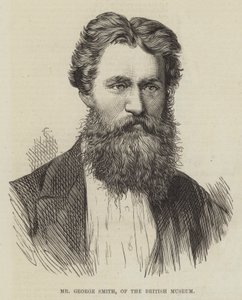 Mr George Smith, van het British Museum (gravure) door English School