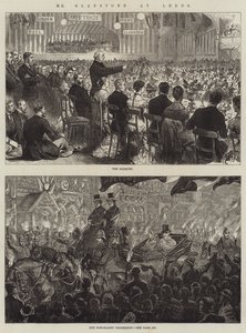 Mr Gladstone in Leeds door English School