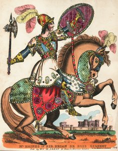 Mr Haines als Sir Brian de Bois Gilbert in de Maagd van Juda