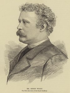 De heer Henry Woods (gravure) door English School
