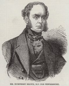 De heer Humphrey Brown, MP voor Tewkesbury door English School