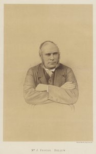 De heer J Froude Bellew (litho) door English School