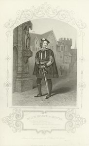 Mr J W Wallack als Gloster, Richard III, Act I, Scene I door English School