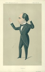 Mr Landon Ronald, Guildhall Music, 13 december 1913, Vanity Fair cartoon
