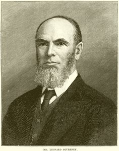 Mr. Leonard Courtney door English School