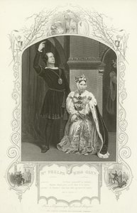 Meneer Phelps als Hamlet en Mevrouw Glyn als Koningin, Hamlet, Act III, scène IV