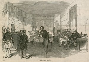 Mr Smith OBrien, MP, in hechtenis in het House of Commons: De Anti-Kamer door English School