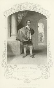 Meneer T Mead als Iachimo, Cymbeline, Act I, scène VII door English School