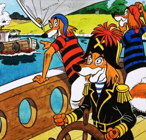 Meneer Pad en hondpiraten