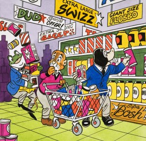 Meneer Pad in de supermarkt door English School