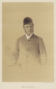 De heer W Coryton (litho) door English School