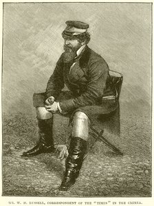 Mr. W. H. Russell, Correspondent van de Times in de Krim door English School