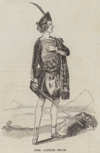 Mevrouw Alfred Shaw (gravure)