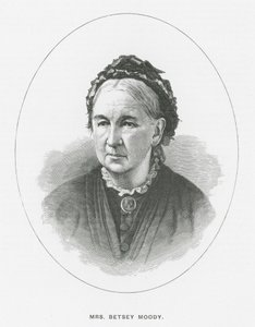 Mevrouw Betsey Moody (litho) door English School