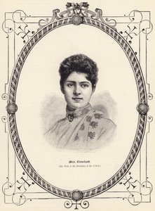 Mevrouw Cleveland (de vrouw van de president van de VS) door English School
