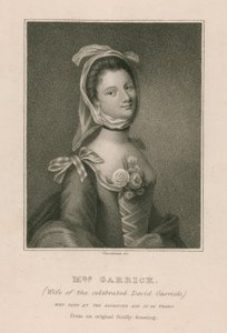 Mrs Garrick, vrouw van de beroemde David Garrick door English School