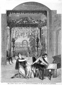 Mrs German Reeds (voorheen Miss P Horton) entertainment, in de Gallery of Illustration