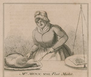Mevrouw Munn, 53 Fleet Market door English School