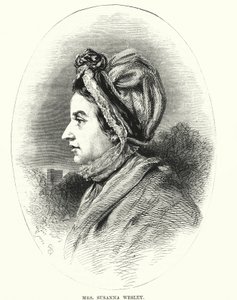 Mevrouw Susanna Wesley door English School
