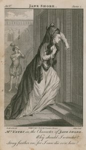 Mevrouw Yates in de rol van Jane Shore door English School