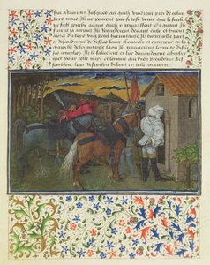 Ms. 2597 Hart, Verlangen en Vrijgevigheid, laat op de avond, voor de kluizenaarscel, facsimile editie van Livre du Coeur d