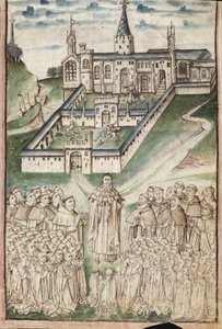 Ms. New Coll 288, f3r. (Chaundler manuscript), Leven van William van Wykeham door Thomas Chaundler door English School