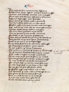 Ms. New Coll 314, f19r, De Canterbury Tales door Geoffrey Chaucer door English School