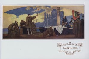 Muurschilderingen in Peter Robinson restaurant: Tannhauser