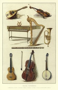 Muziekinstrumenten door English School