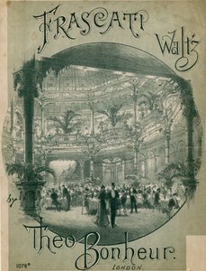 Muzikale partituur voor Frascati Waltz door Theo Bonheur