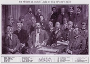 Muzikanten en componisten tijdens het bewind van koning Edward VII