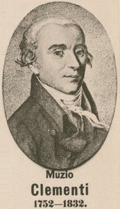 Muzio Clementi (gravure) door English School