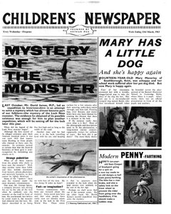 Mysterie van het monster, voorpagina van 