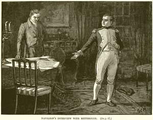 Napoleons interview met Metternich door English School