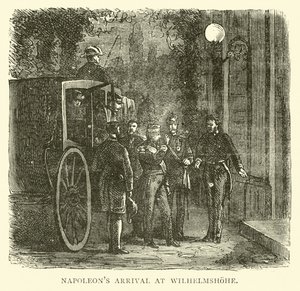 Aankomst van Napoleon in Wilhelmshohe, september 1870