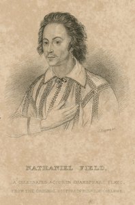 Nathaniel Field, een beroemde acteur in Shakespeare-stukken door English School