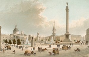 Nationaal Galerij--Trafalgar Square door English School