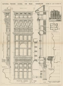 Nationale Muziekschool, Kensington, Londen door English School